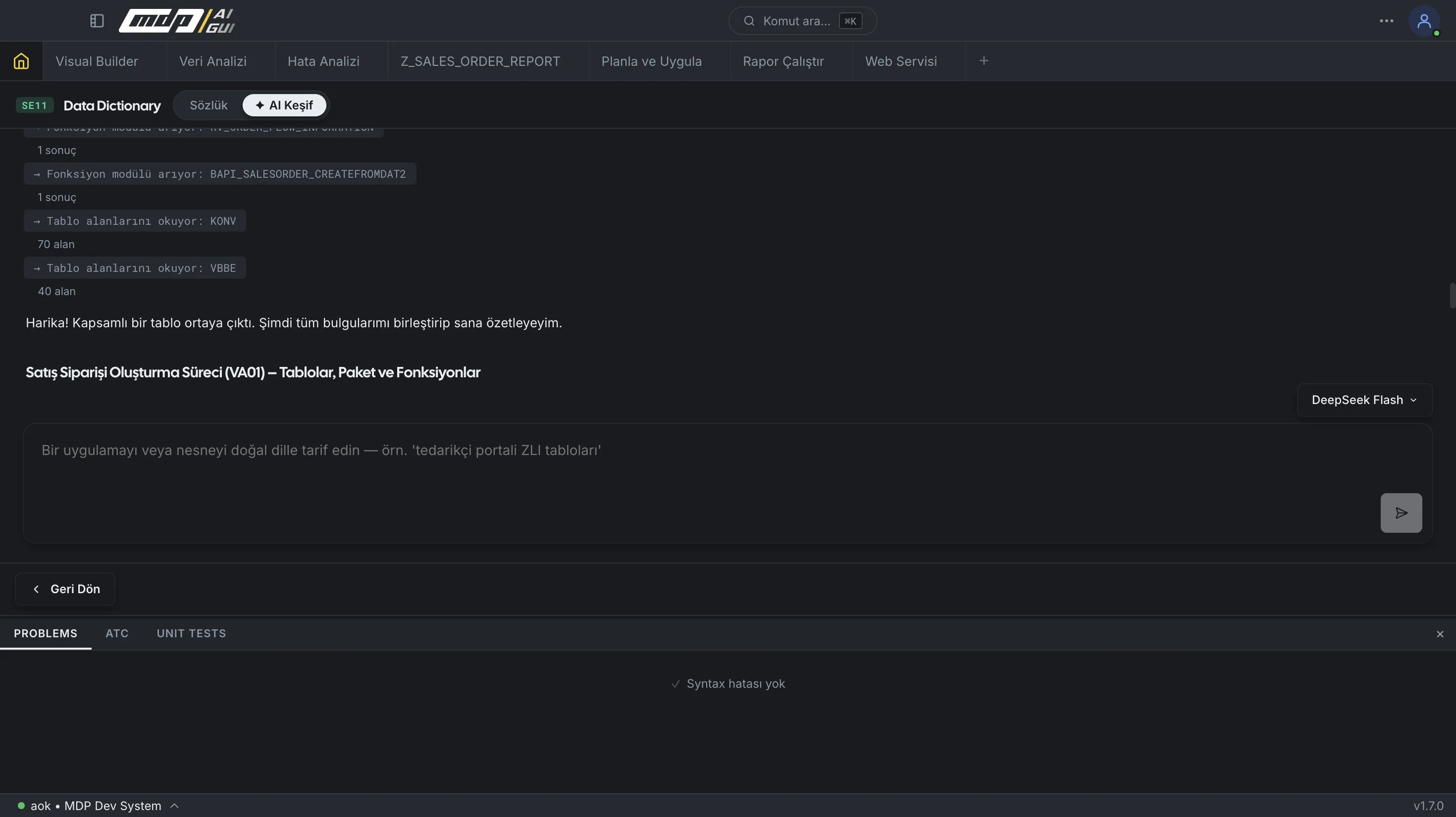 mdp/aigui — SAP Keşif Asistanı: BAdI, user-exit ve enhancement keşfi